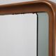 1970s Italian Rectangular Mirror in Wooden Frame