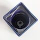 Cari Zalloni vase for Steuler, model 5101, Blue Space Age Ceramic