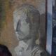 Roger Cortet (1910-1978) Still Life with White Sculpture Oil on Canvas Signed