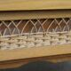 Commode vintage rotin