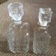 Duo of whisky decanters