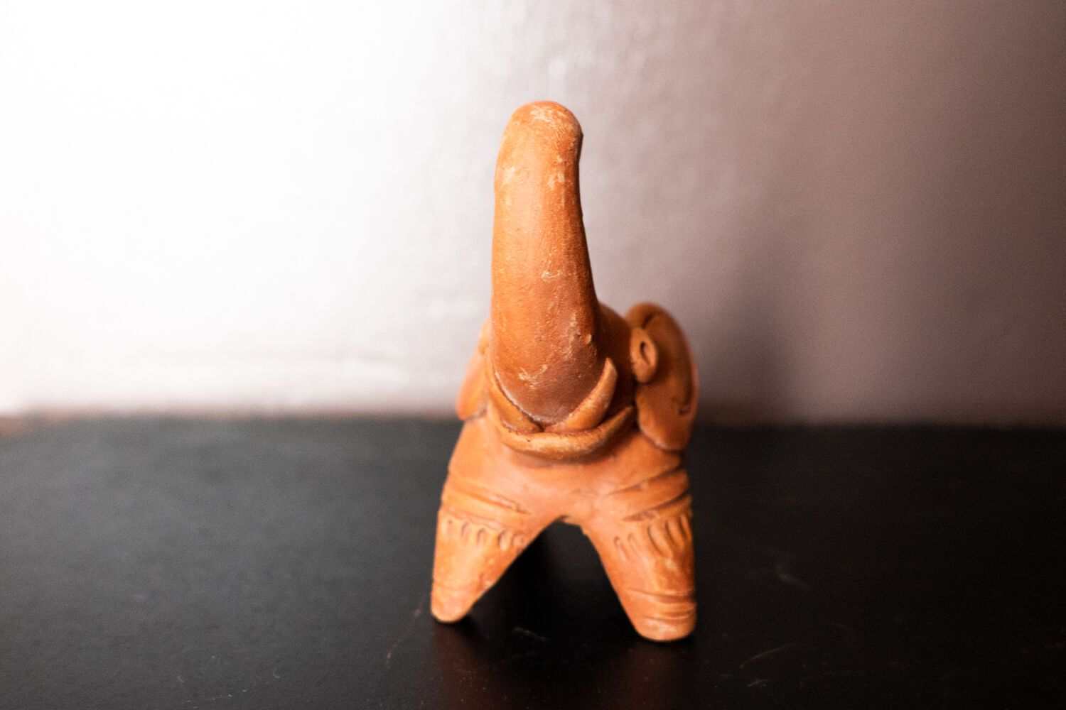 Vintage terracotta elephant