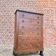 Pope françois-ignace, secretary in mahogany from the consulate period stamped