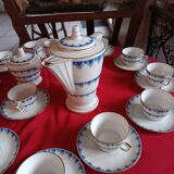 Art Deco coffee service Limoges attributed to Bétoule Legrand & Cie 1928