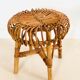 Rattan stool by Franco Albini for Vittorio Bonacina, Italy 60s