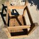 Small workbench made of solid oak