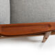 1950s danish 3-seater sofa in solid oak and teak