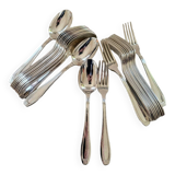 Silver Metal Dessert Entremet Cutlery