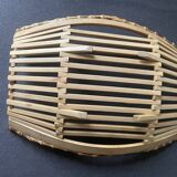 70s bamboo fruit basket