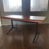 Teak and metal coffee table by Friso Kramer for Auping 1960s