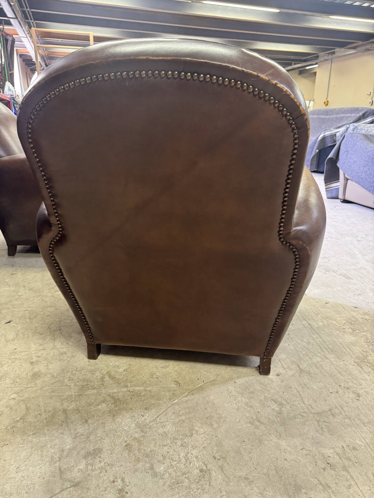Paires de fauteuils club véritables
