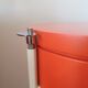 Coiffeuse vintage orange années 60