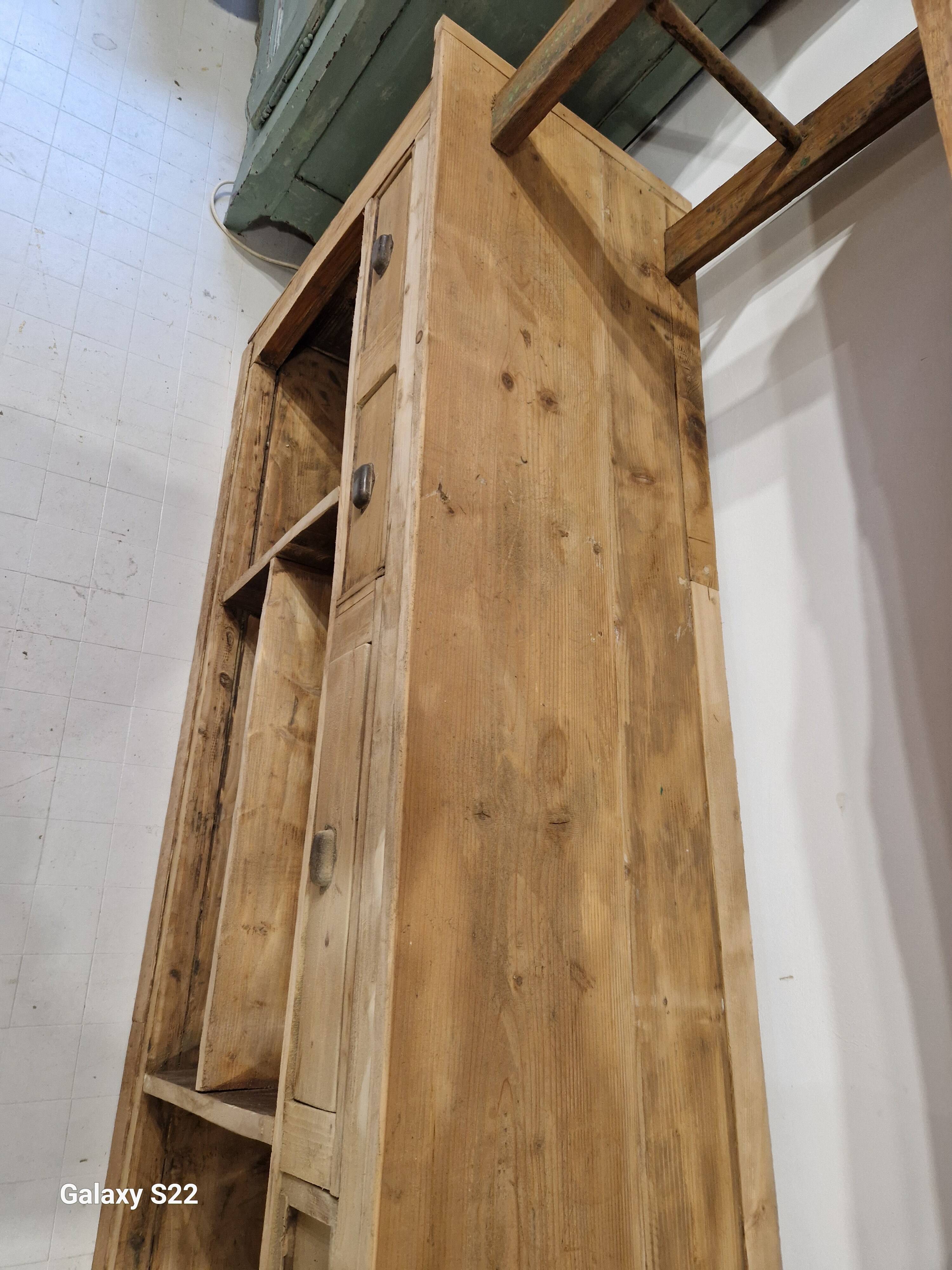 wooden shelf unit