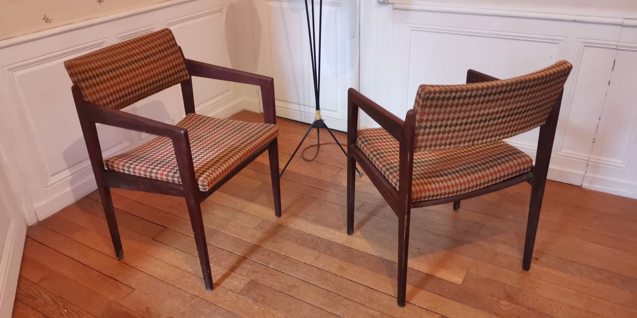 Fauteuil architectural vintage années 50/60 par Thonet