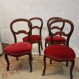 Series of 4 chairs