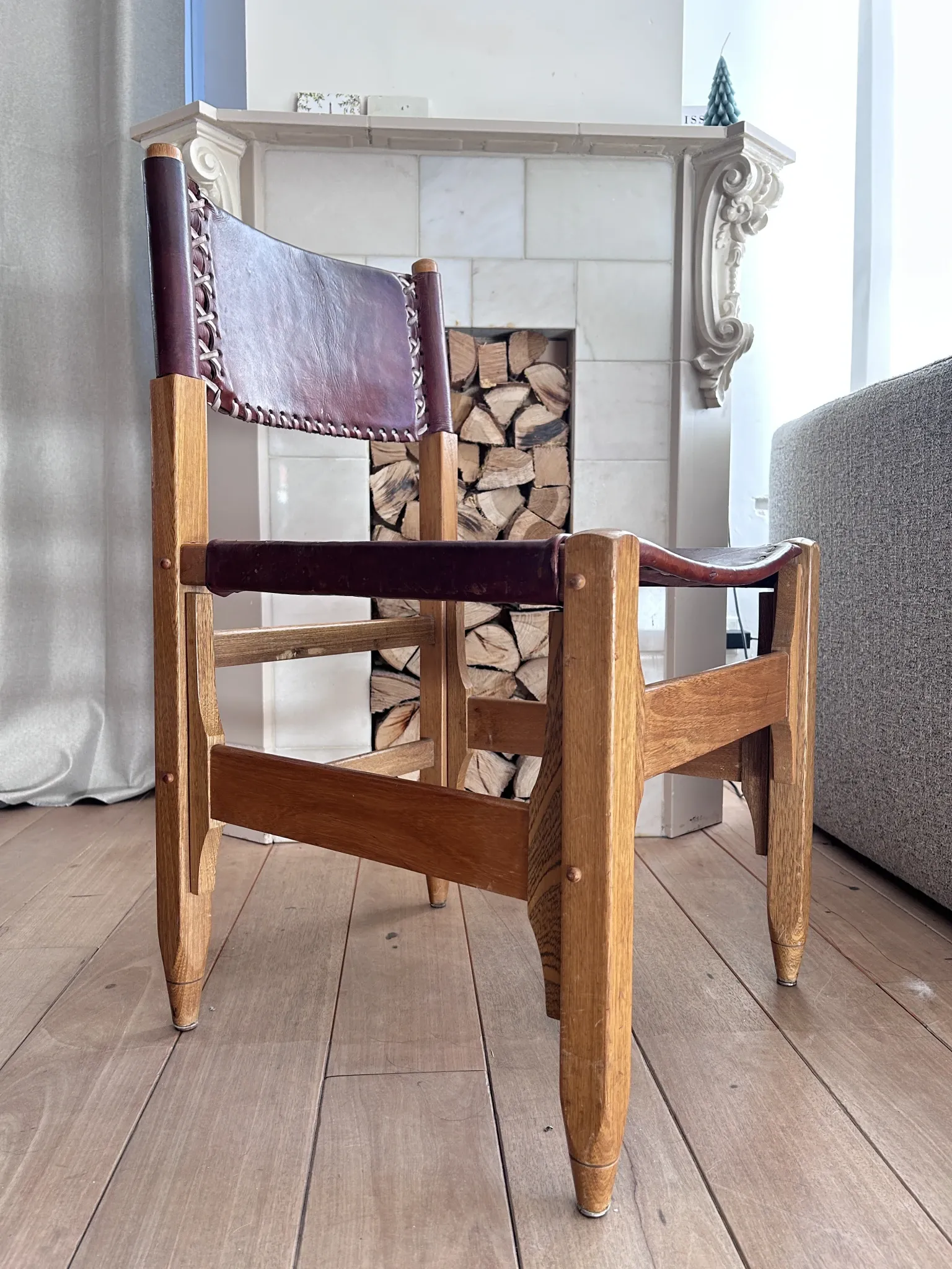 Vintage brutalist chair