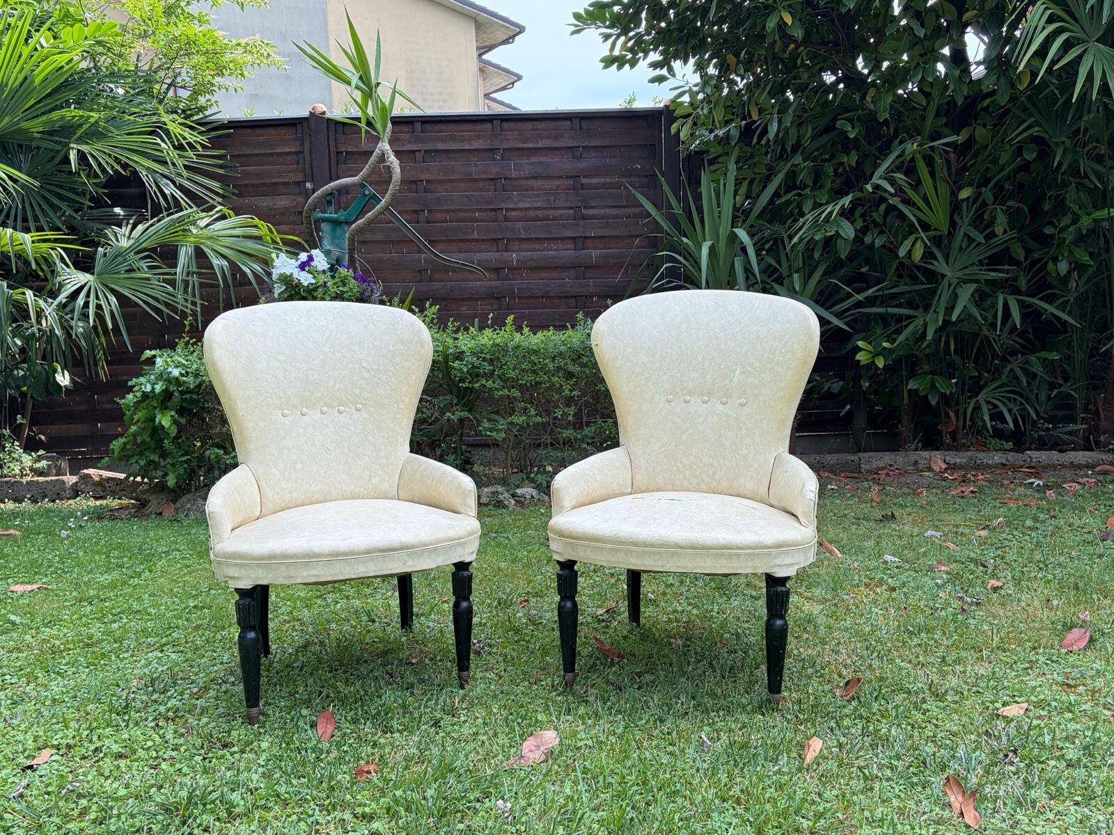 Coppia di poltroncine anni 50-70