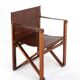 Chaise safari pliante | 4 pièces sur le devant