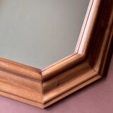 Handcrafted wooden mirror