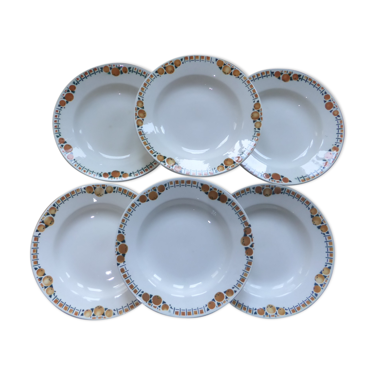 6 hollow plates Ceranord St amand model Cotentin 200885