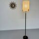 Old metal and persplex floor lamp, French design, vintage 60s