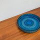 Grand bol en poterie Rimini Bleu du milieu du siècle par Aldo Londi pour Bitossi, Italie, années 1960