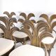Suite de 6 chaises en rotin