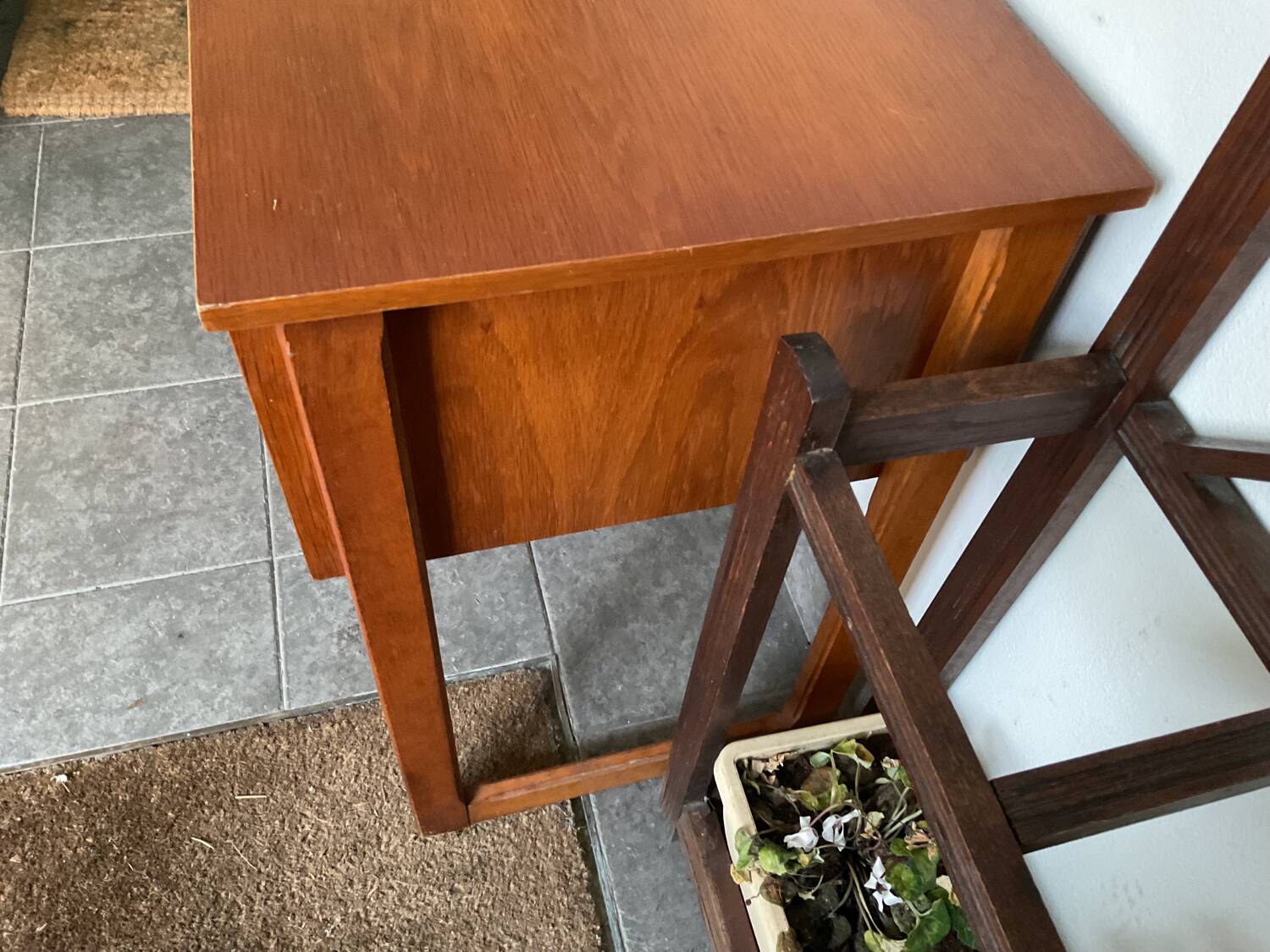 50s wooden desk