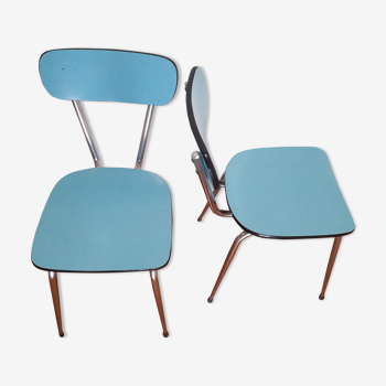 Lot de 2 chaises formica Peugeot