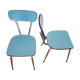 Lot of 2 Peugeot formica chairs
