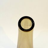 Scandinavian smoked yellow blown glass vase by Lotta Pettersson