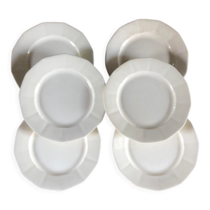 6 assiettes plates Sarreguemines