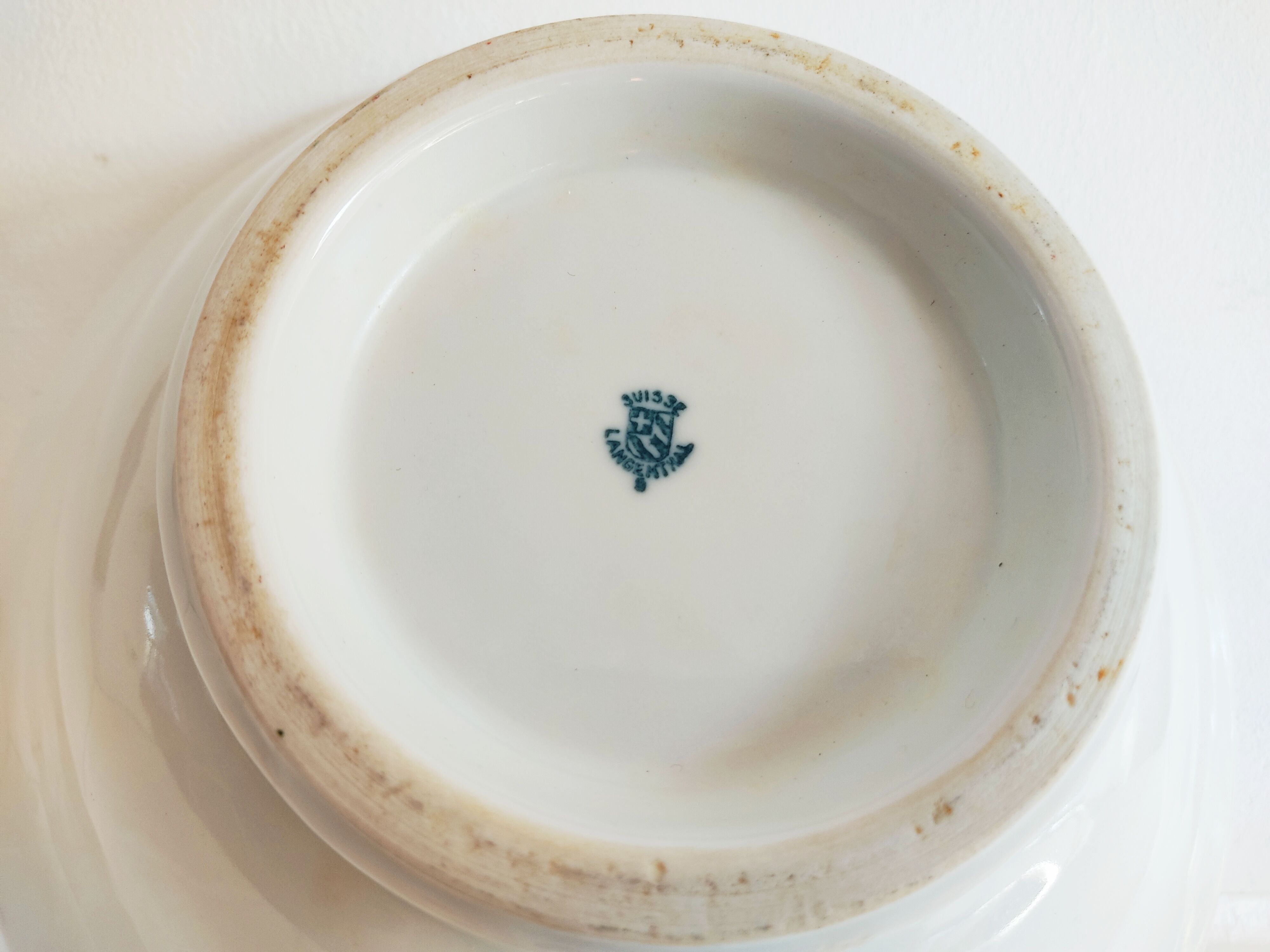 Porcelain Langenthal Switzerland Soupière, Cut on foot and bowl