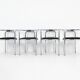 4 “Locus Solus” Chairs by Gae Aulenti for Poltronova, 1960s