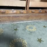 Solid oak notary double curtain filing cabinet 1900