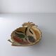 Empty pocket pineapple enamelled brass