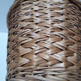 Wicker storage basket paper basket