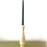 Alabaster candle holder