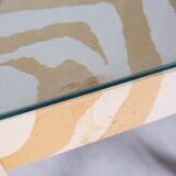 Set of nested tables upholstered, Pierre Frey, 1970s