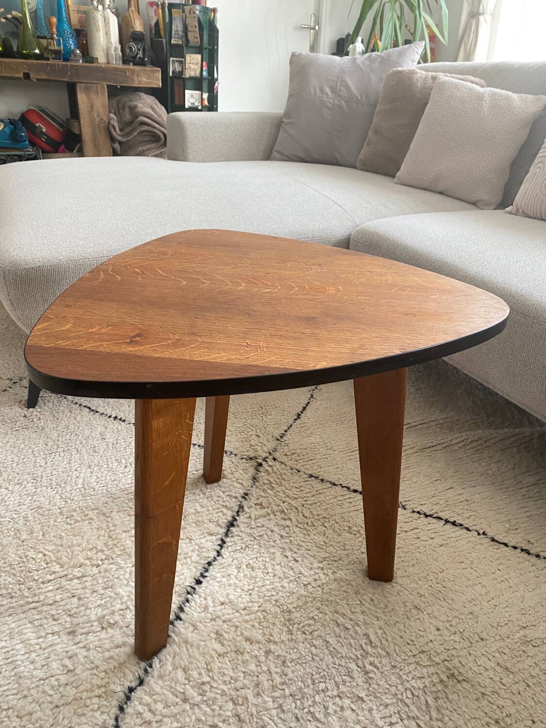 Vintage tripod coffee table