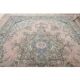 1970s Vintage Persian Handmade Wool Cotton Pink Oversized Rug 300x379