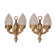 Pair of Wall Lamps with Angels