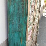 Ancienne armoire en bois - 2 portes et 1 tiroir