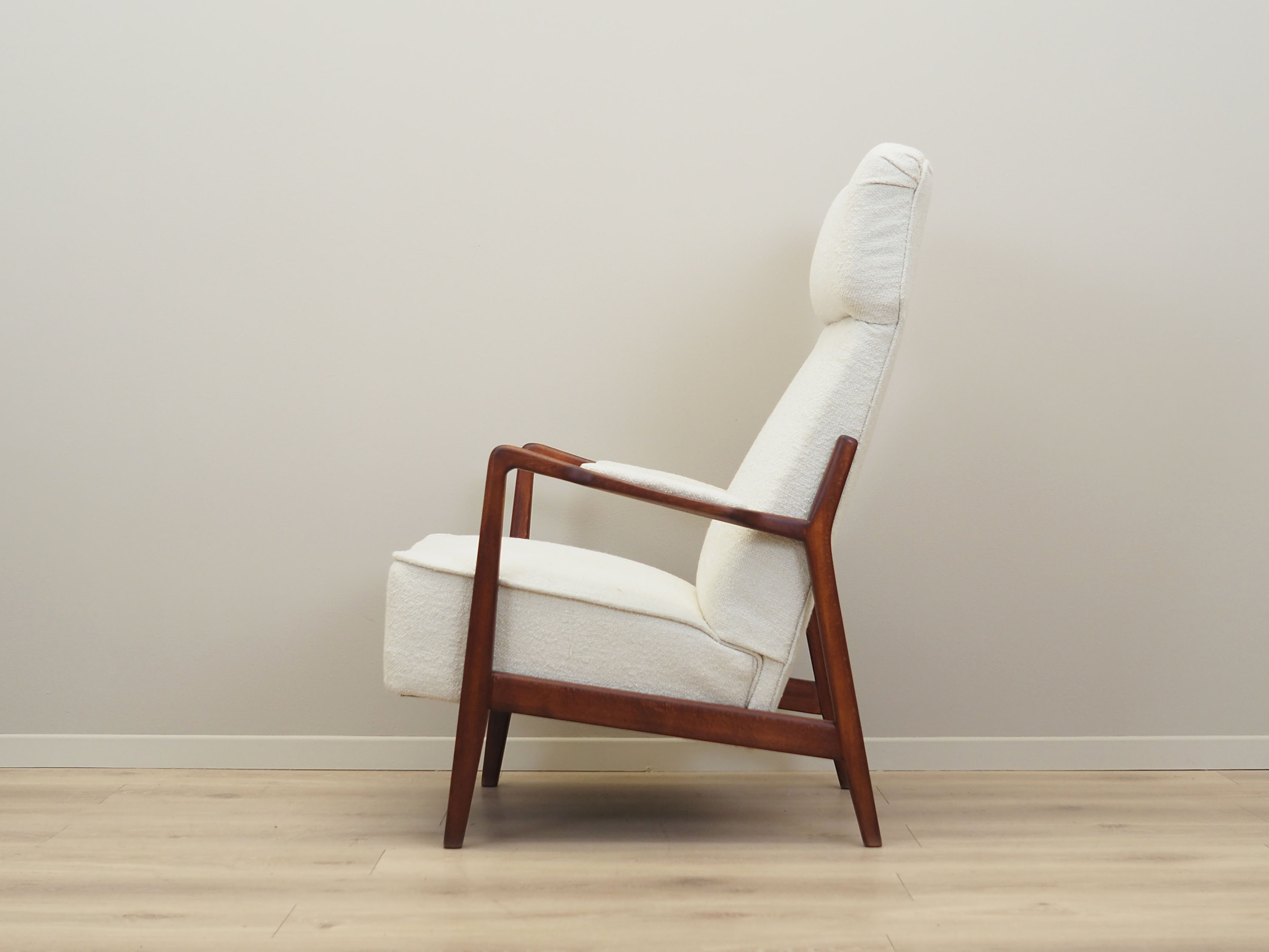 Beech armchair, Scandinavian design, 1960s, designer Folke Ohlsson, manufacturer DUX