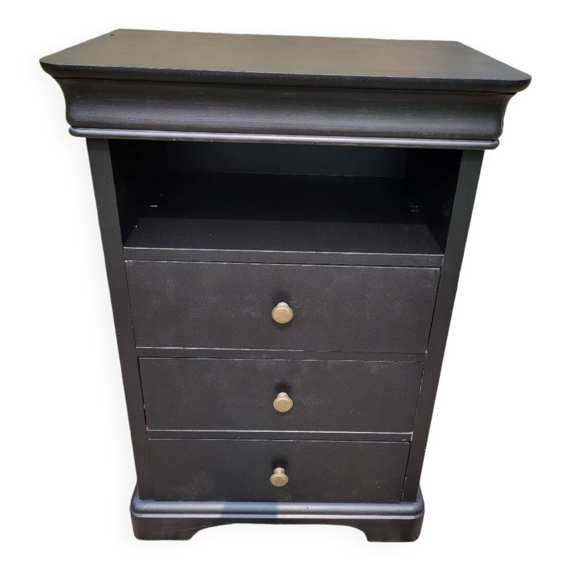 Louis Hilippe black chiffonier