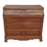 Louis Philippe walnut chest of drawers
