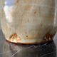 Vase vintage en céramique figurant une chouette