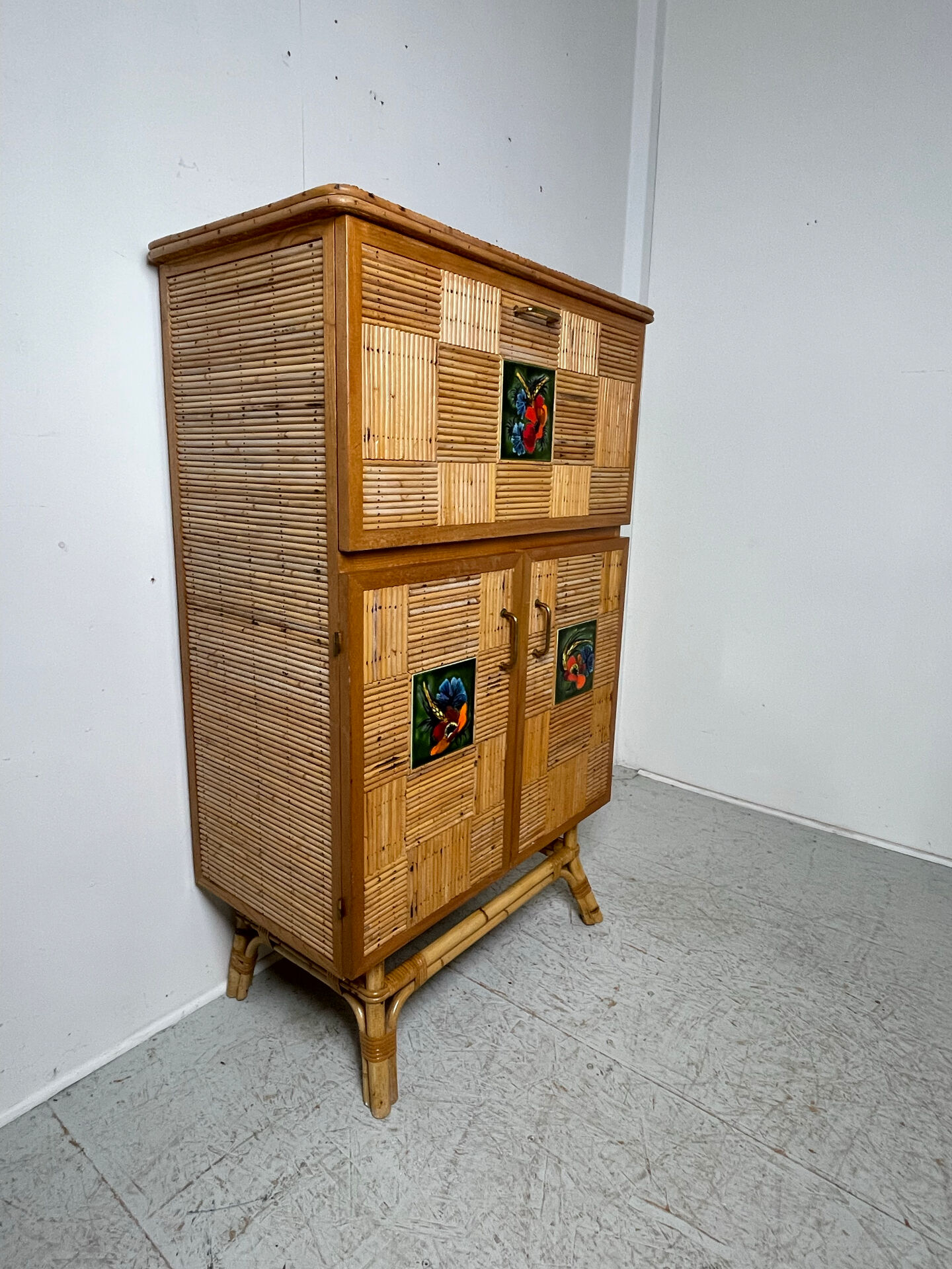 Rattan secretary from around 1950.