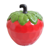 Seau à glaçons forme fraise rouge vintage 1970