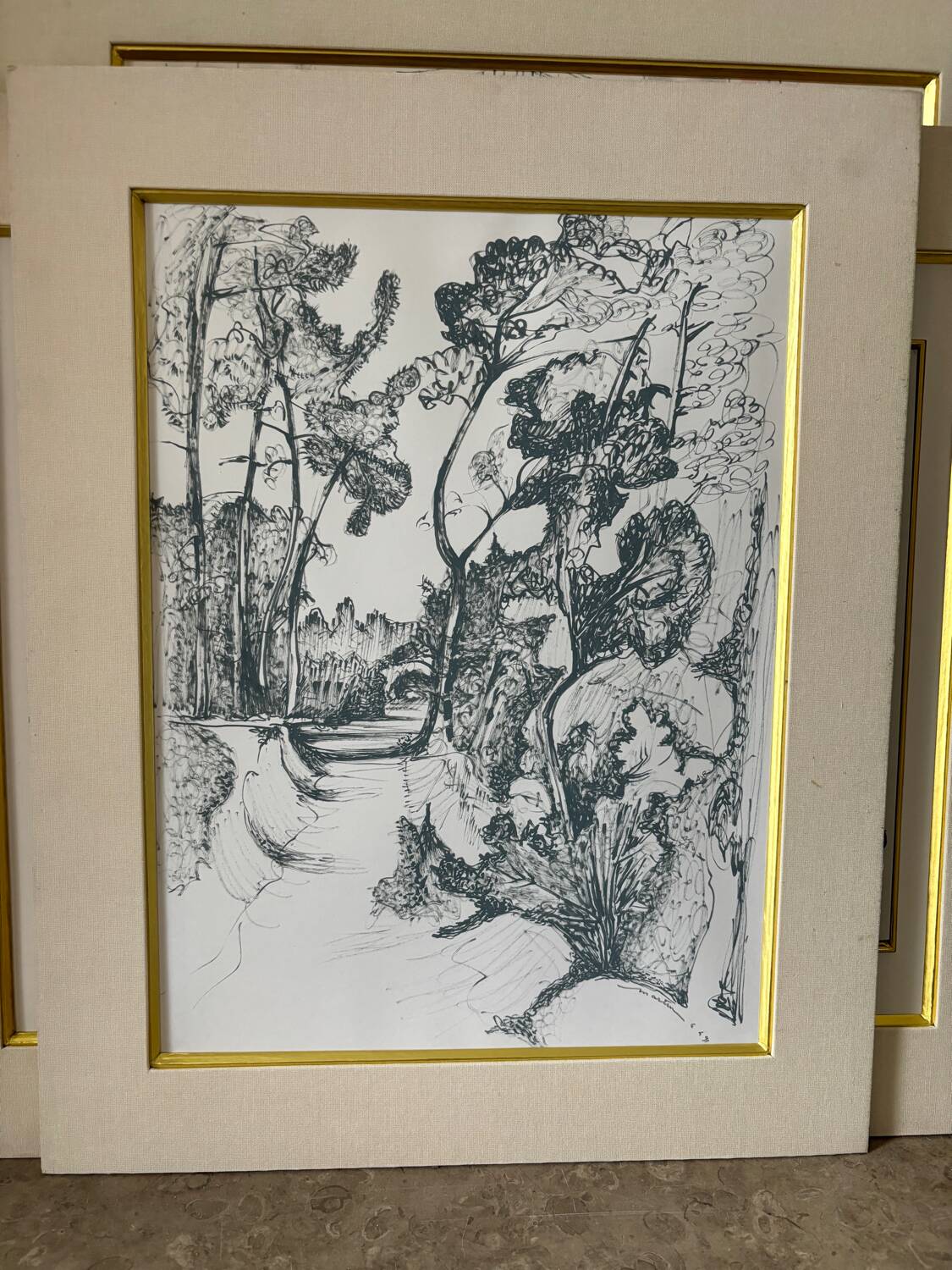 Landscape signed Martin